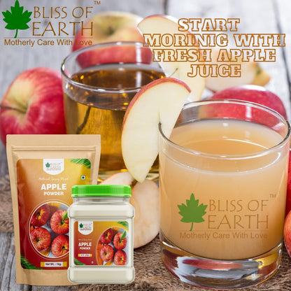 Bliss of Earth 1 KG Apple Powder Natural Spray Dried Great for Smoothie | Apple juice | pie | Cake