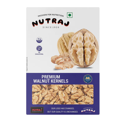 Nutraj Premium Walnuts Kernels 200gm without shell | Walnut | Akhrot Giri | Dry Fruits | Nuts | Grocery Items.