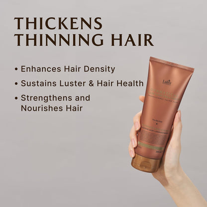 LADOR Dermatical Hair-Loss Treatment Conditioner (For Thin Hair) (200ml) Nourishing Strengthening Hair Mask Treatment, Hydrating Deep Conditioner for Dry Damaged Thinning Hairs, Korean Haircare