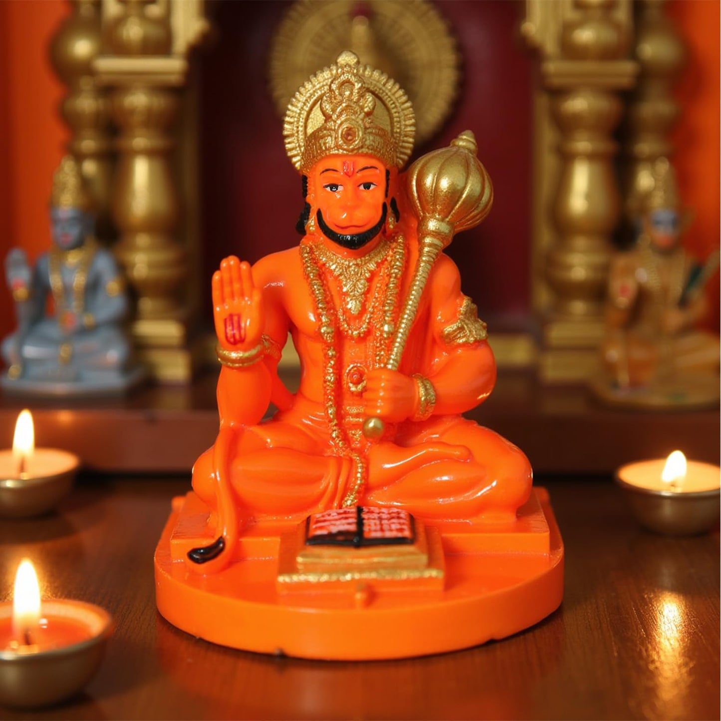 UNOVATE Hanuman Idol for Car Dashboard, Home, Office Desk | Hanuman Murti