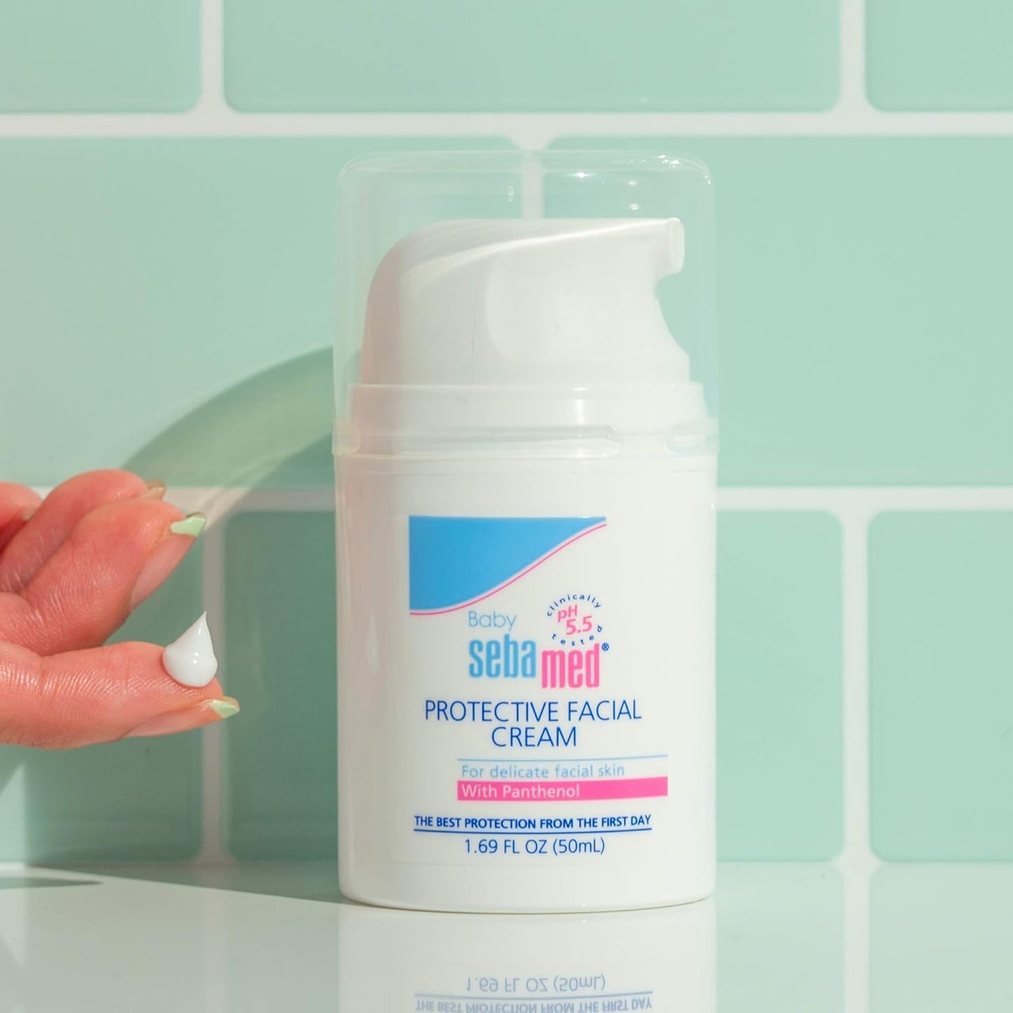 Sebamed Baby Protective Facial Cream 50ml |Ph 5.5|Panthenol & Allantoin|Clinically tested