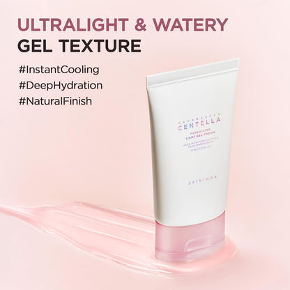SKIN1004 Centella Poremizing Light Gel Cream | Lightweight Cooling & Hydrating Gel with Niacinamide for Oily & Combination Skin, 75ml