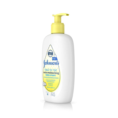 Johnsons Head-To-Toe Extra Moisturizing Baby Cream, 27 Oz