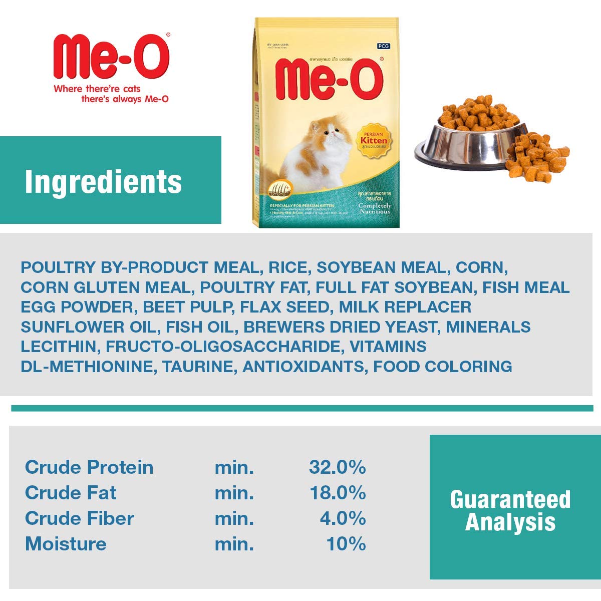 Me-O Persian Dry Kitten Food (1.1 Kg)