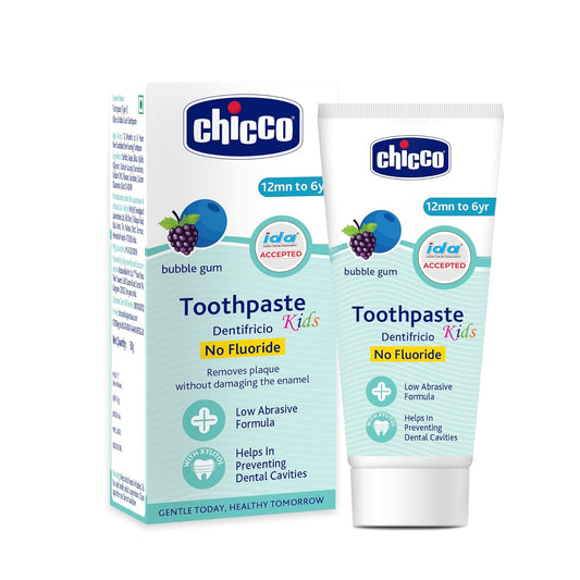 Chicco Toothpaste Bubble Gum 1-6Y 50g No Fluoride