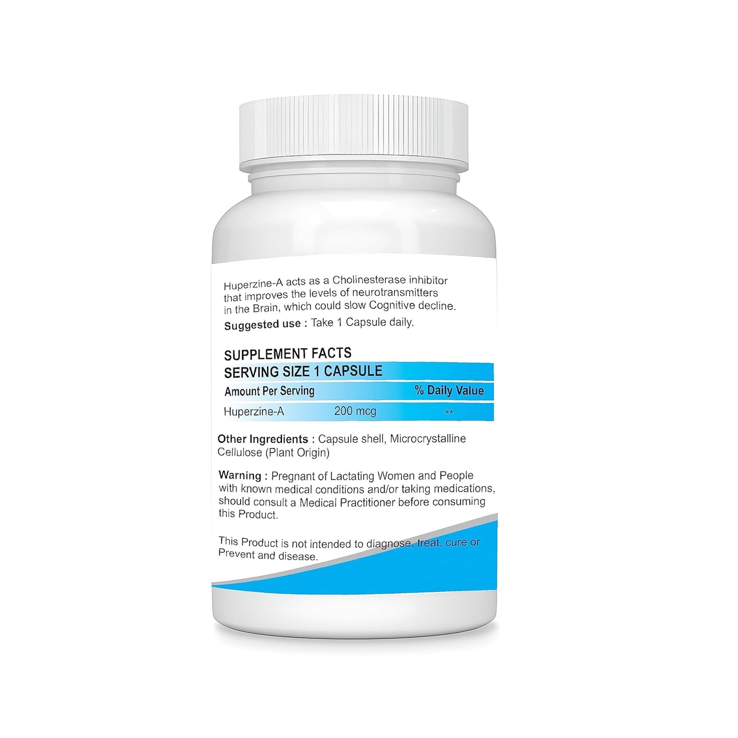 VITARUHE® Huperzine A 200mcg Per Serving, 90 Capsules, (Huperzine A Supplement), Supports Focus, Cognition, Memory and Learning Ability, Premium Brain Health Supplement, No GMOs