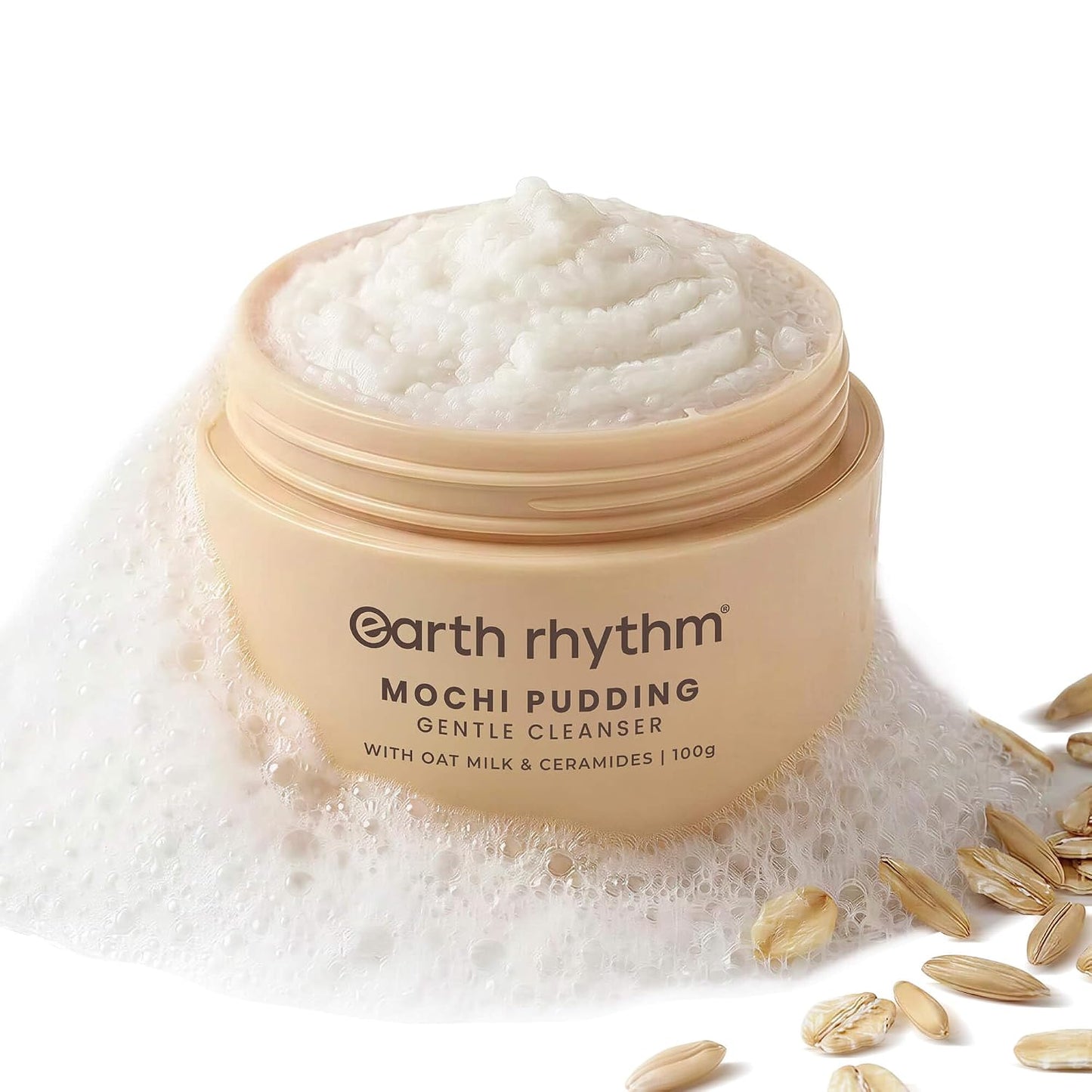 Earth Rhythm Oats Mochi Cleanser - Barrier Repair with Ceramides 100g