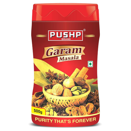 Pushp Brand Garam Masala Jar (500gm)