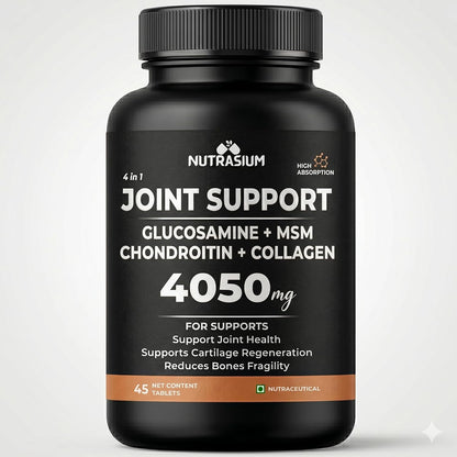 Nutrasium Glucosamine Tablets For Joint Support Supplement with Collagen & Glucosamine Chondroitin MSM | Joint support | Joint Pain Tablets - 45