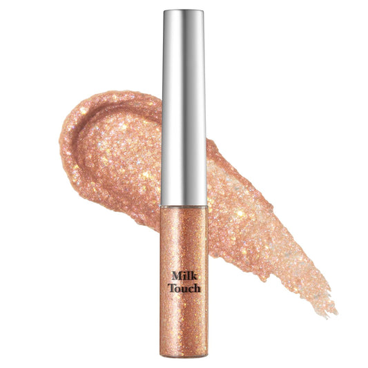 milktouch Fairy Jewel Eye Glitter – 3 Coral Crush Jewelry (7 g) | Long-Lasting Sparkling Liquid Eyeshadow | High-Shine Glitter for Radiant Eye Makeup