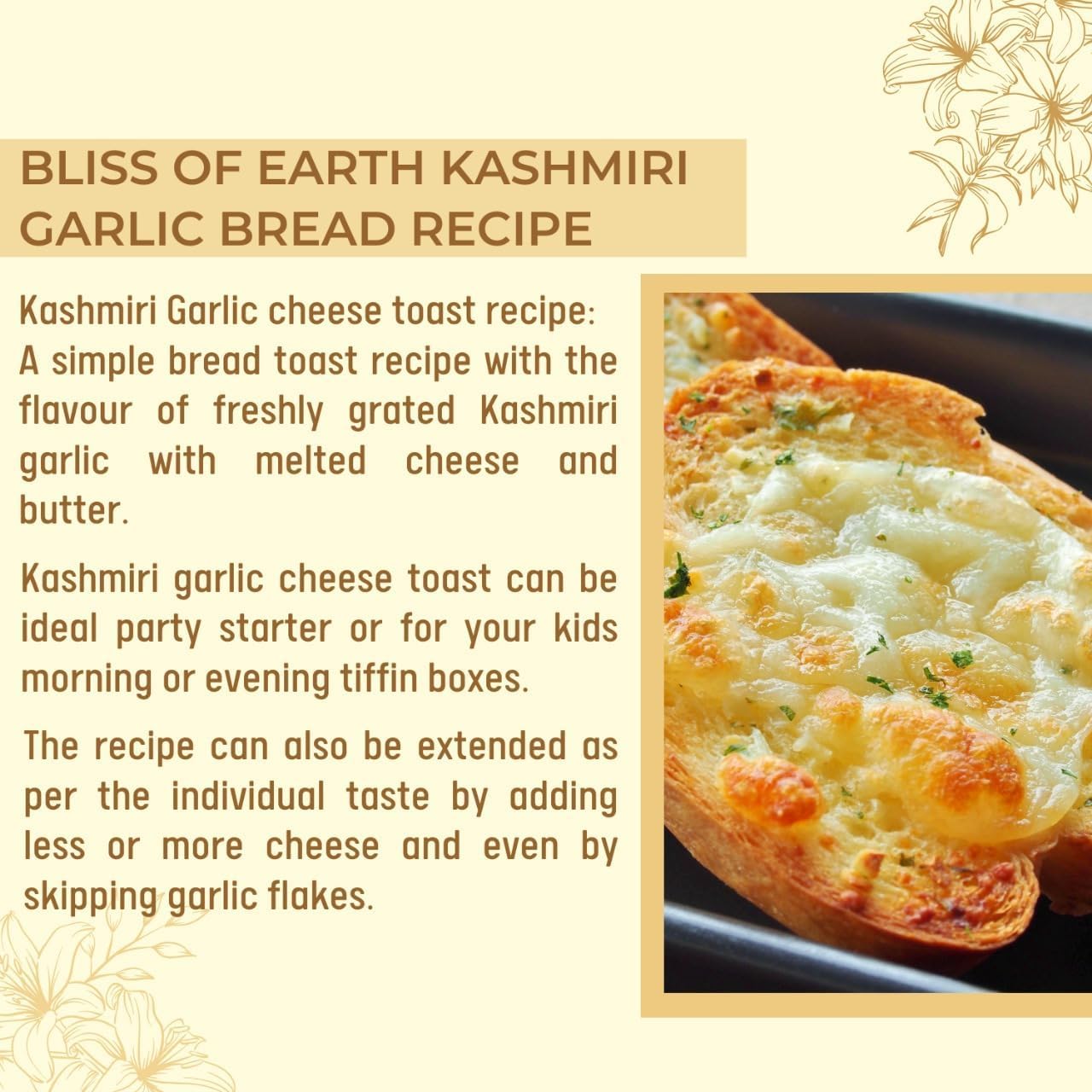 Bliss of Earth Naturally Organic Kashmiri Garlic From Indian Himalayas, Single Clove, Kashmiri Lahsun Ek Pothi, Snow Mountain Garlic- (200 gm)