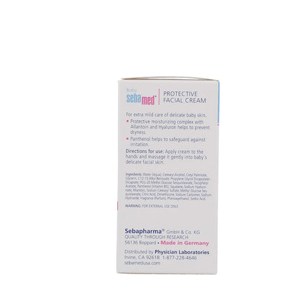 Sebamed Baby Protective Facial Cream 50ml |Ph 5.5|Panthenol & Allantoin|Clinically tested