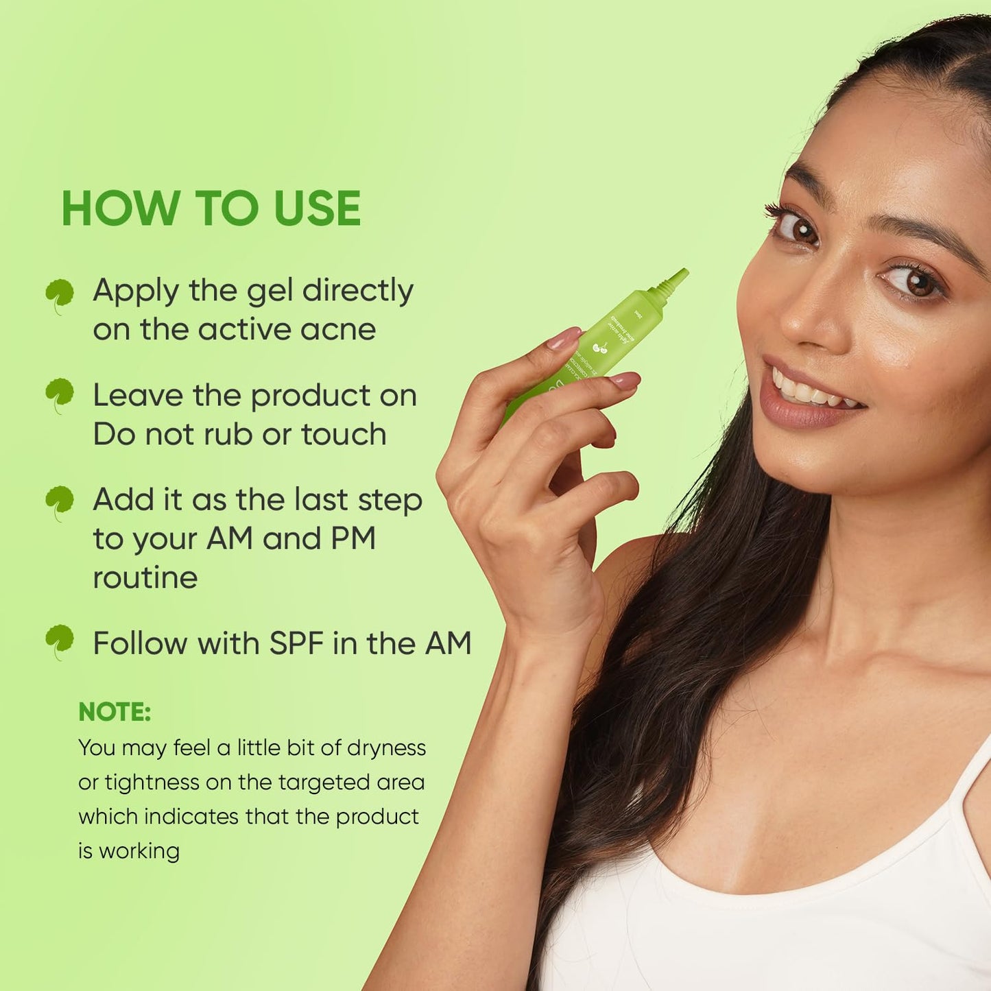 Zephivo Dot & Key Cica Clear Spot Correction Gel for Active Acne | Soothing, Lightweight & Non Drying | Reduces Active Acne & Redness | Fades Acne Scars & Dark Spots | For Oily, Acne Prone Skin | For Women & Men | 20ml

