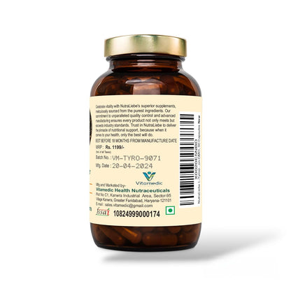 Nutraliebe Zinc Picolinate – High Absorption Chelated Zinc Supplement – Immune Support, Skin & Cellular Wellness – Gentle on Stomach – 90 Vegetarian Capsules