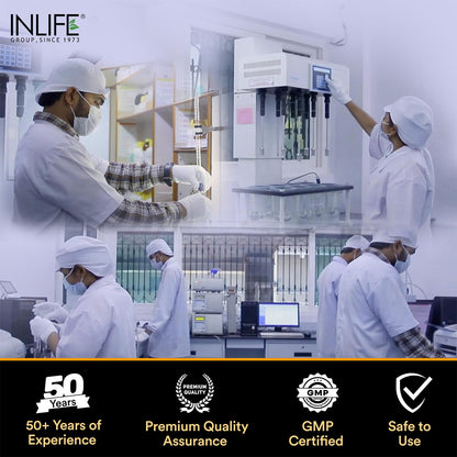 INLIFE Vitamin D3 5000 IU Cholecalciferol with Coconut Oil Supplement for Better Absorption, For Men & Women, Immunity, Bone Health, Muscles - 60 Softgels