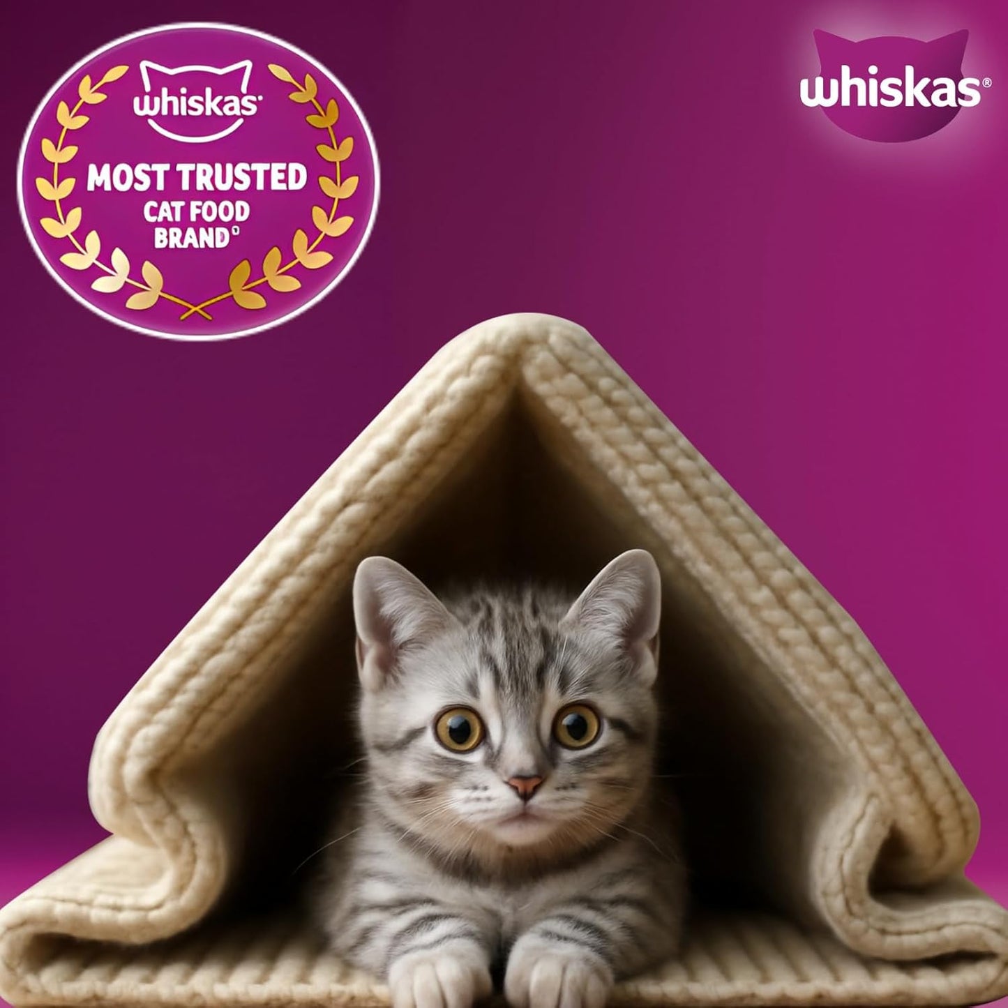 Whiskas Junior Mother Cat & Kitten (2-12 Months) Dry Cat Food, Mackerel Fish Flavour, 1.1 kg, Contains 41 Essential Nutrients, Complete & Balanced Nutrition for Mother Cats & Kittens