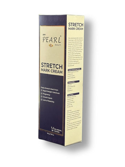 ARM Pearl Beauty Stretch Marks Removal Cream - 50 grms Reduces Stretch Marks & Scars, Hydrates & Enhances Skin Elasticity with Vanistryl, Phyto Bioactives & Glycolift – For Pregnancy, Postpartum, Weight Loss & Muscle Growth