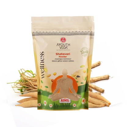 Ayouthveda Shatavari Powder Pure Ayurvedic Herb for Women’s Health & Wellness Net Qty: 200g