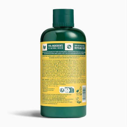 The Body Shop Banana Truly Nourishing Shampoo, 400 ML - For Dry Hair Prone To Frizz | Vegan