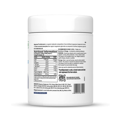 GNC Magnesium PureGlycinate 3666mg | 100% Pure Non-Buffered | 440mg Elemental Magnesium, 100% RDA | Up to 80% Absorption | Deep Sleep, Stress Recovery | 90 Tablets