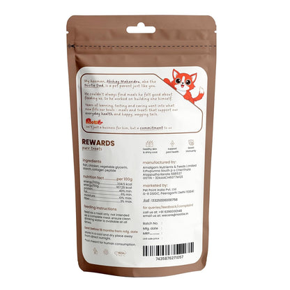 Nootie Purr Treats Fish Tenders Cat Treats, High Protein, 50g