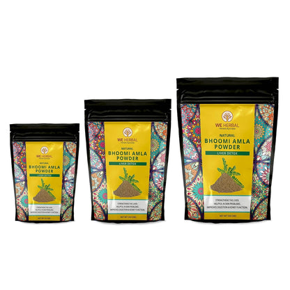 WE HERBAL Bhumi Amla Powder 50g | Natural Herbal Powder | Traditional Ayurvedic Herb | Supports Daily Wellness | Made from Premium Quality Bhumi Amla | No Added Preservatives | Herbal Supplement