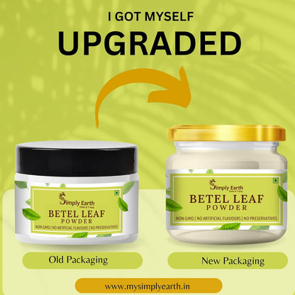 Simply Earth Organic Betel Leaf Powder | Paan Leaf Powder | Vetrilai | Banarasi Paan Powder - 100 GM