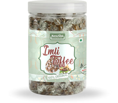 Nutriefoods Imli Toffee (Tamarind Toffee), 100% Natural Product | No Added Artificial Flavors, Colors and Preservatives | Tangy Taste (Sweet and Sour) (350gm)