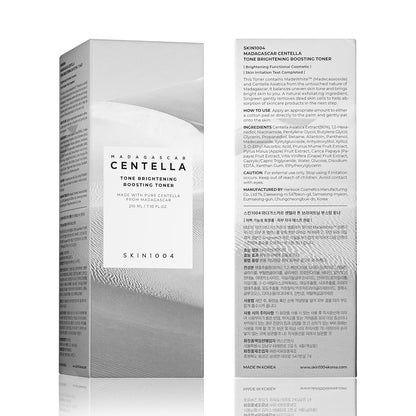 SKIN1004 Centella Tone Brightening Boosting Toner | Mild Exfoliating Toner with Niacinamide & Madecassoside for Sensitive Skin, 210ml