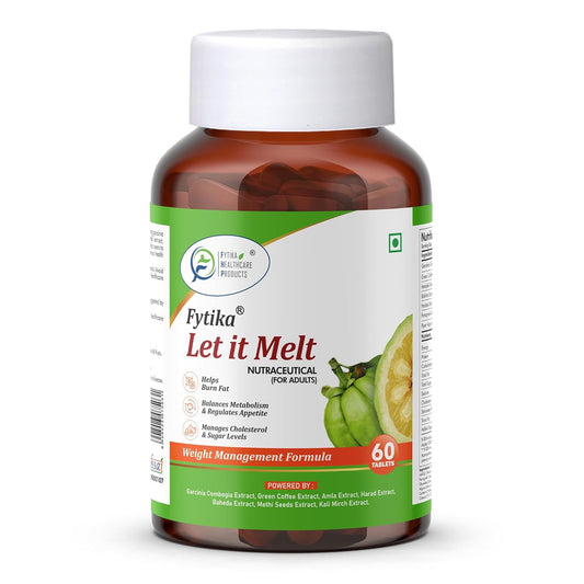 Fytika Let it Melt supplement bottle on a white background