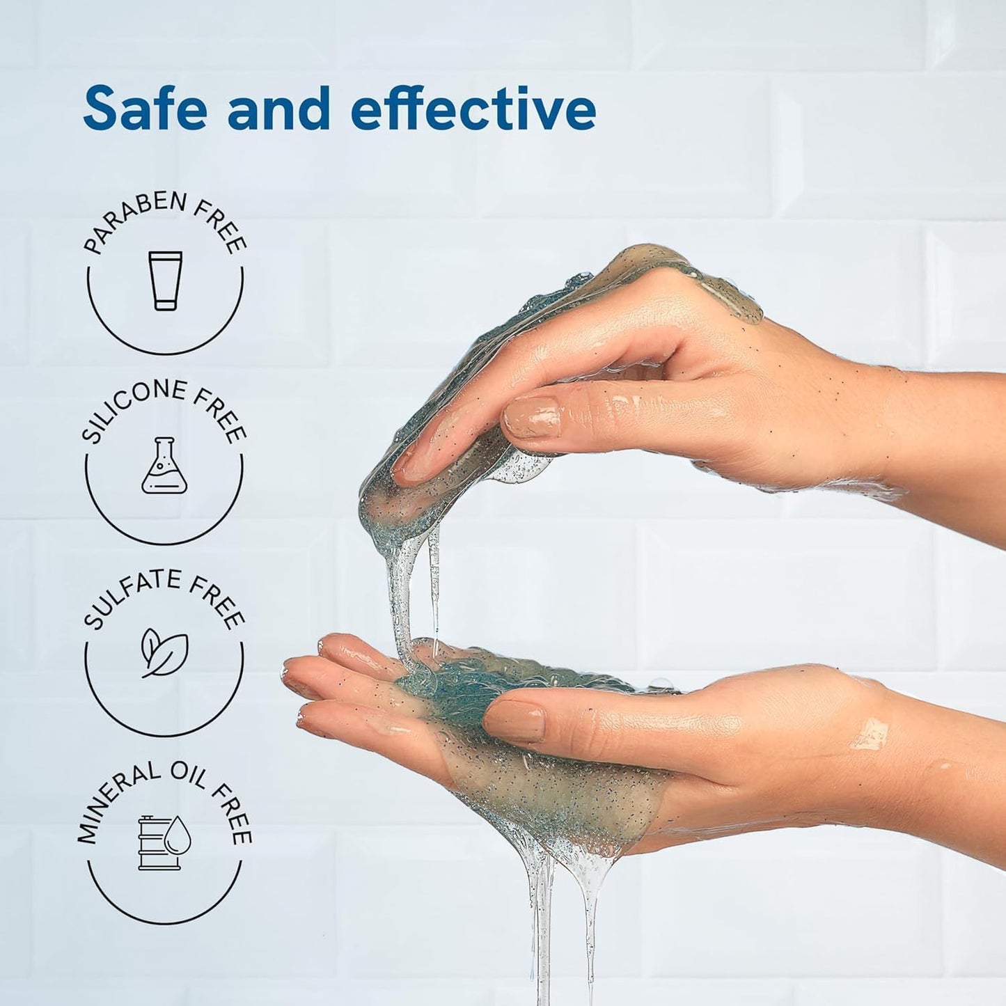 Be Bodywise 1% Salicylic Acid Body Wash With Free Loofah | Gently Exfoliates to Prevent Body Acne & Cleanse Skin | Paraben and SLS free | 250ml