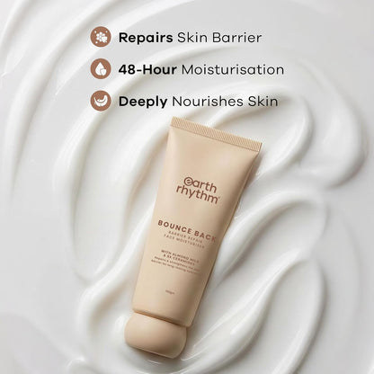 Earth Rhythm Bounce Back Barrier Repair Face Moisturiser with Almond Milk & Ceramides
