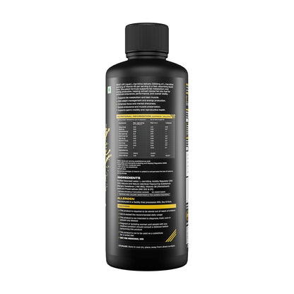 BeastLife L-Carnitine Liquid | 3300mg (Mango Flavor, 450 ml, 30 Servings) Converts Fat to Energy | Triple Strength Formula | Supports Weight Loss | With Vitamin B5 | No Added Sugar