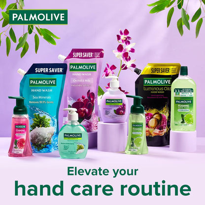 Palmolive Naturals Black Orchid & Milk Liquid Hand Wash, 750 ml Refill Pack | Delicate floral fragrance | Hydrating milky foam | Softens hands