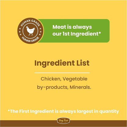 BarkButler x Dogfest Chicken Tenders Treats for Dogs | Meat-First | Human Grade | Natural Ingredients | 0% Artificial Colours & Preservatives | Dog Treats for Adult Dog | 90g