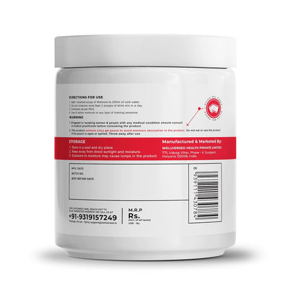 Wellcore-Beast Mode Pre Workout Supplement Powder(210G,15 Servings) Valencia Orange Pre Workout For Men&Women With 200 Mg Alpha Gpc 200 Mg Caffeine 6500Mg Citrulline Complex 1000Mg Creatine