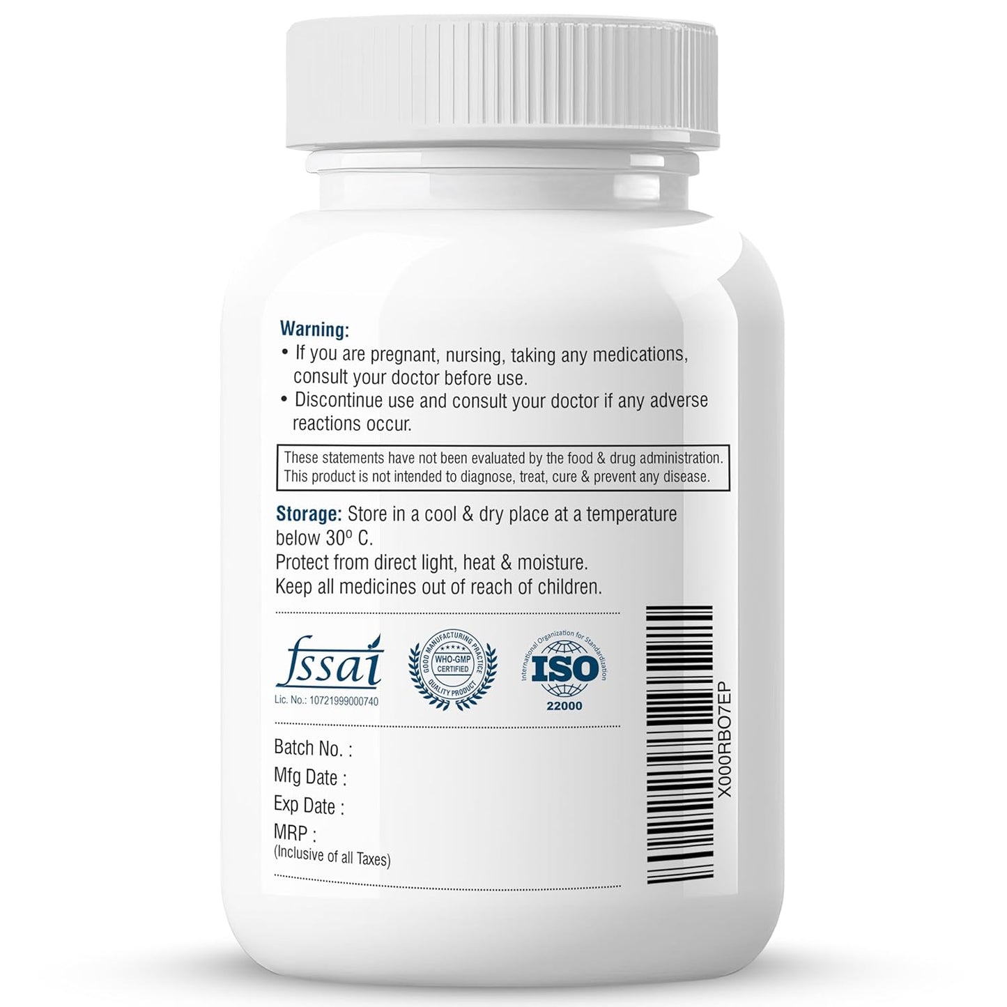 Biotrex Nutraceuticals Alpha Lipoic Acid (ALA) 300mg | Supports Cognitive & Nerve Health | Potent Antioxidant | Healthy Liver & Skin Health | Immunity | Energy & Metabolism | Non GMO | 60 Veg Capsules