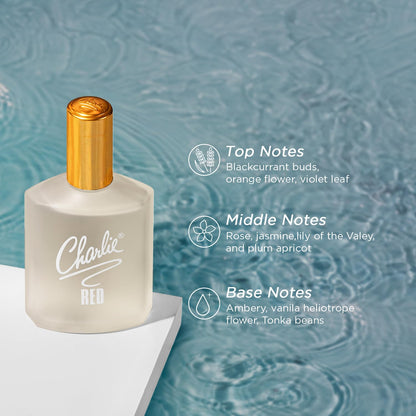 REVLON Women Charlie Edt Sandalwood Spray, Red (100Ml)