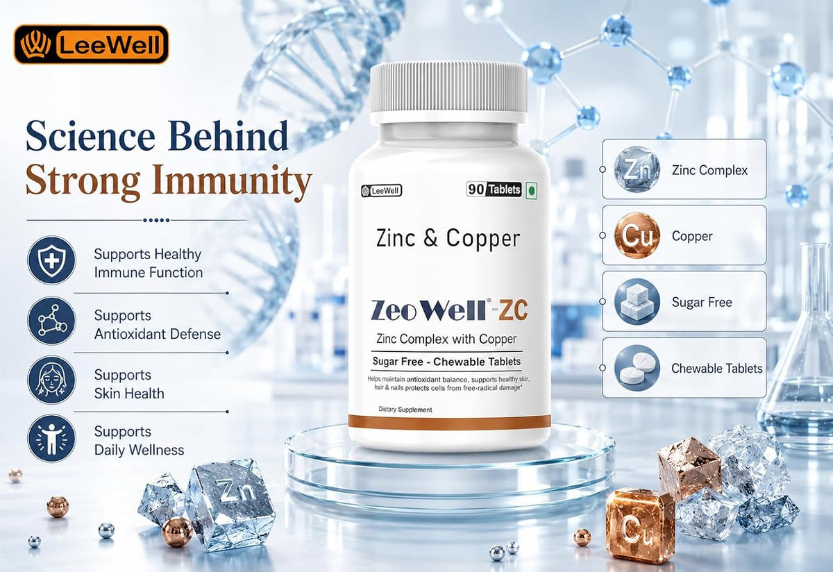 ZC (LeeWell) Zinc Copper Chewable Supplement, 90 Tablets