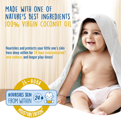 Parachute Advansed Baby Nourishing Cream | Doctor Certified | Virgin Coconut Oil & Coconut Milk | Ph 5.5 | 24 Hour Moisturization | 100gm