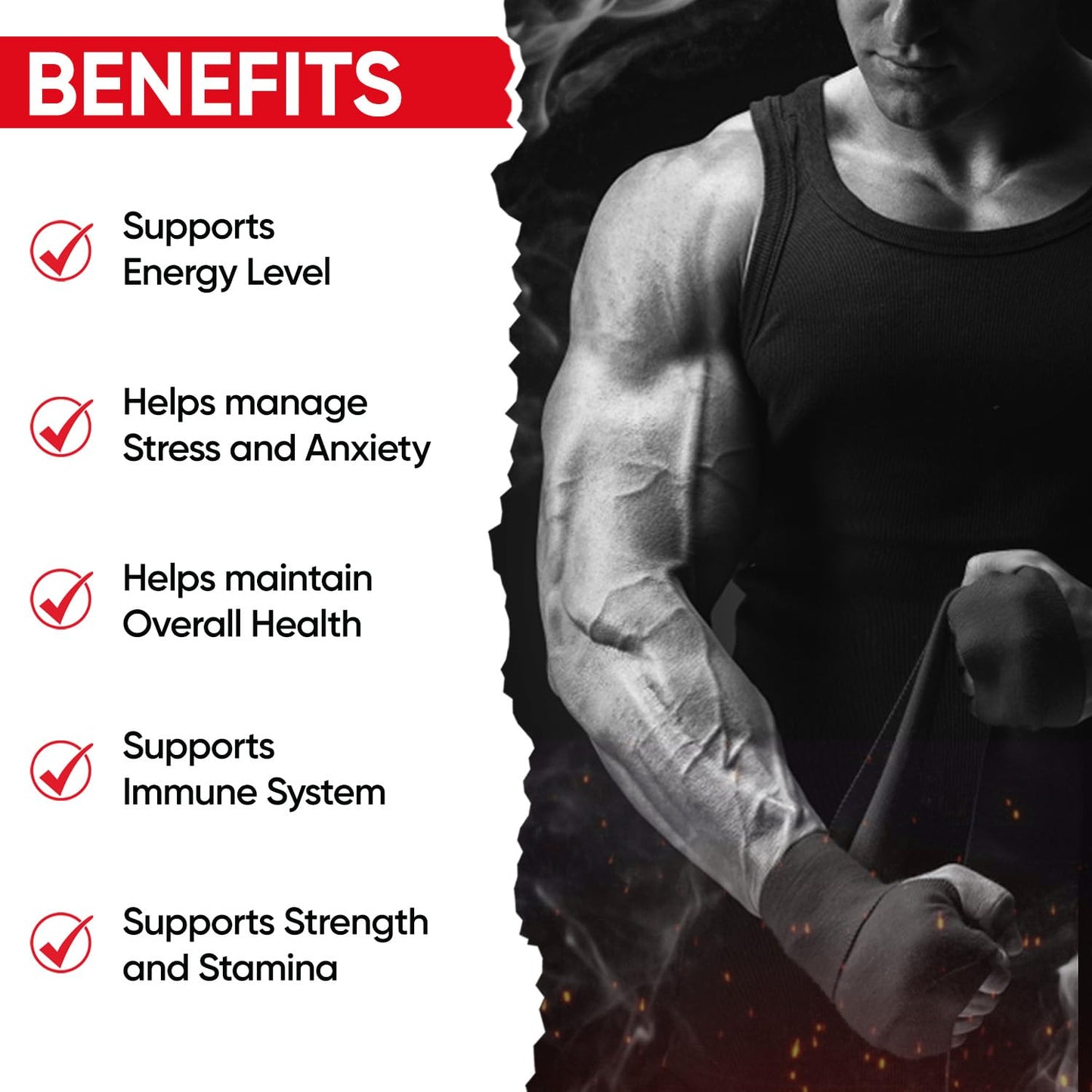 Herbalmax ManCare Pro Capsules – 800mg | With Safed Musli, Shilajit, Ashwagandha, Vaidarikandra & Kaunch Beej Extract | Supports Muscle Strength, Stamina & Physical Performance – 30 Capsules