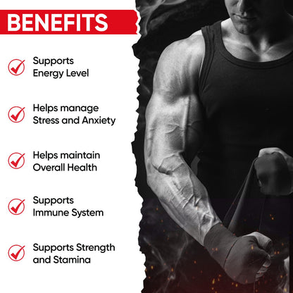Herbalmax ManCare Pro Capsules – 800mg | With Safed Musli, Shilajit, Ashwagandha, Vaidarikandra & Kaunch Beej Extract | Supports Muscle Strength, Stamina & Physical Performance – 30 Capsules