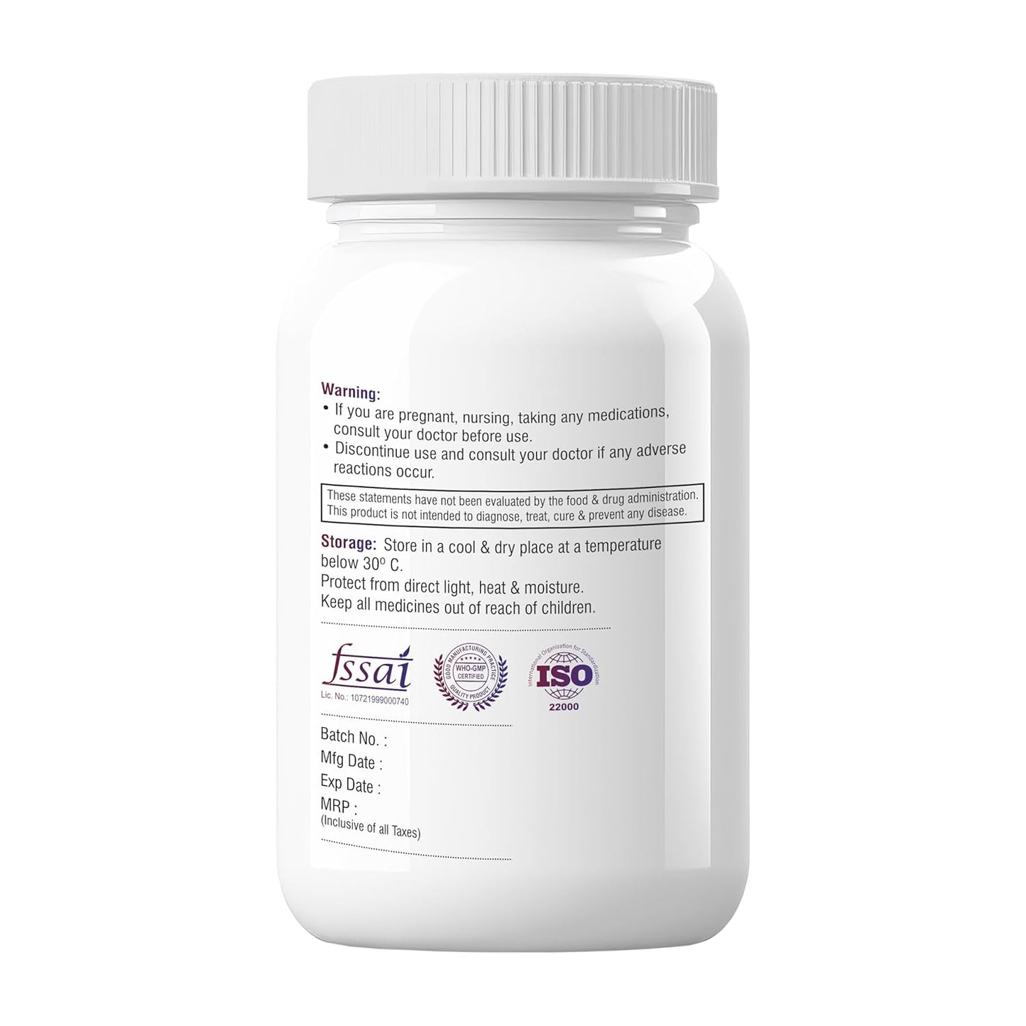 Biotrex Nutraceuticals Liposomal Glutathione 85% Lipoboost High Purity Form, Supports Healthy Skin Health - 30 Veg Capsules