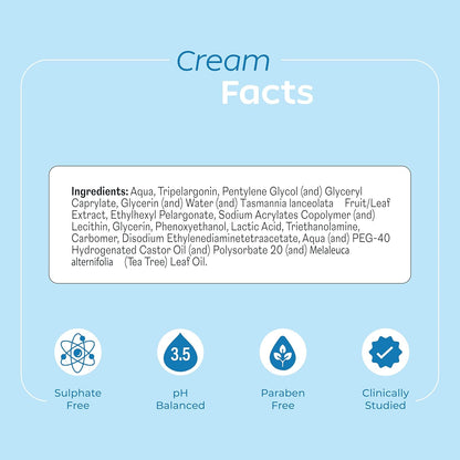 Arth Intimate Cream for Women to Balance Intimate pH (3.5-4.5) | Reduces Dryness, Itching, Irritation & Soothes Intimate Area | With Tasmanian Berry & Australian Tea Tree | Daily Intimate Hygiene | 60g