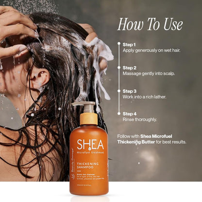 Beauty Garage Shea Microfuel Thickening Shampoo 300ml