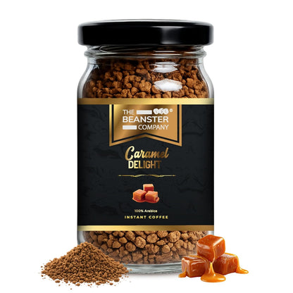 The Beanster Company 100% Arabica Caramel Delight Instant Coffee, 50g