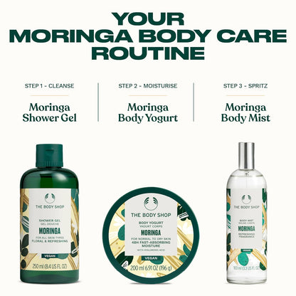 The Body Shop Moringa Vegan Body Yogurt For Normal to Dry Skin 200ml