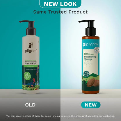 Pilgrim Patua & Keratin Hair SMOOTHENING SHAMPOO for Dry & Frizzy hair | Shampoo for Women & Men | Hair Smoothening & healthy scalp | 200 ml