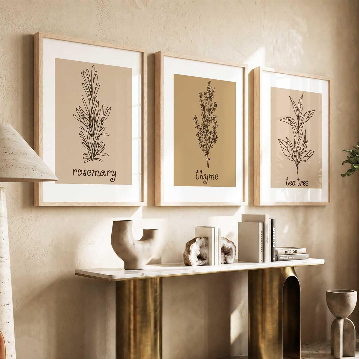 Botanical Wall Art Painting |Poster With Frame Wall Decoration Wall Paintings For Home Décor | Frames For Home Décor Office Living Room | Set of 3 (13X17 inch)