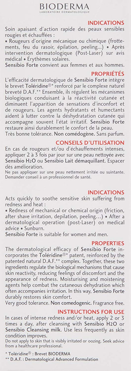 Bioderma product packaging with text and branding